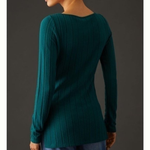 Anthropologie Ribbed Side-Slit Tunic - Picture 4 of 8